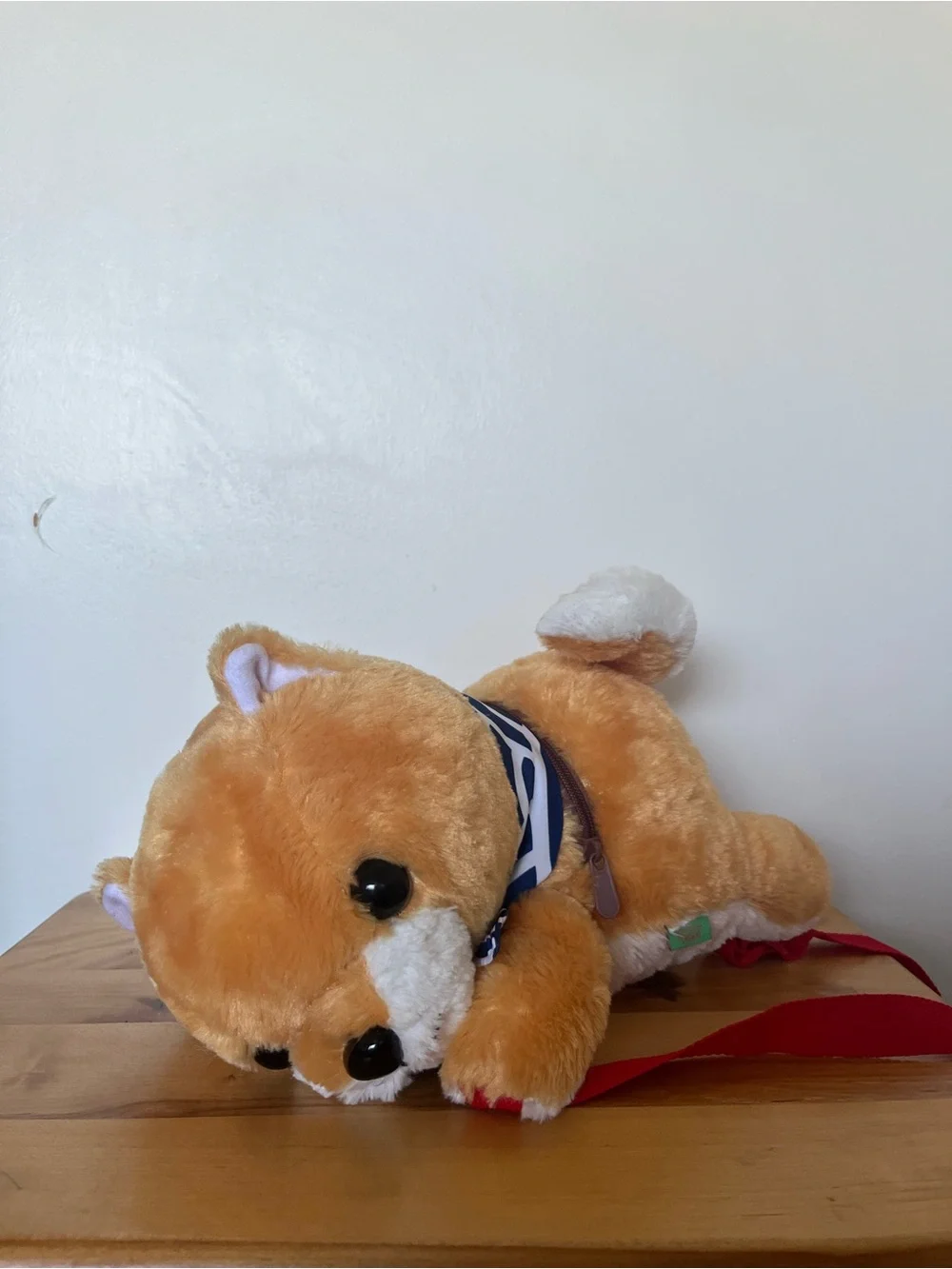 Amuse Mameshiba San Kyodai Mametaro Shiba Inu Plush Backpack